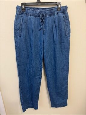 Old Navy Blue High-Rise Billie Denim Joggers